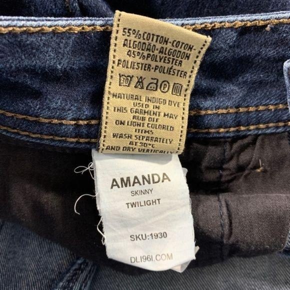 DL1961 Amanda Skinny Jeans Size 25 - Picture 4 of 4